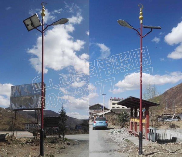 四川省阿坝藏族羌族自治州太阳能路灯